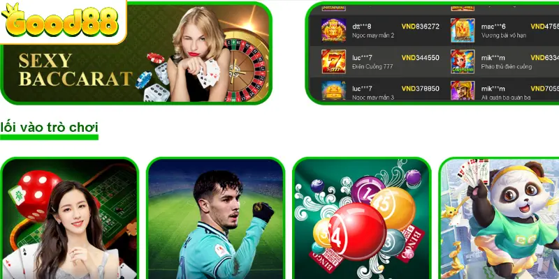đăng nhập GOOD88