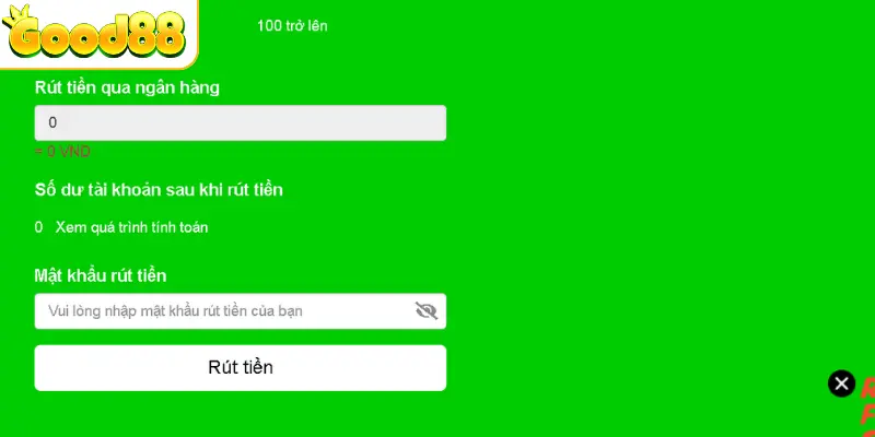 rút tiền GOOD88